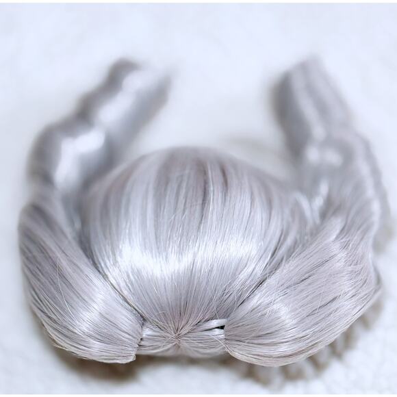 1/3 BJD Balljointed Smart Doll Super Dollfie Dream SD DD Gray Twin Tail Wig 8/9 - Picture 7 of 10